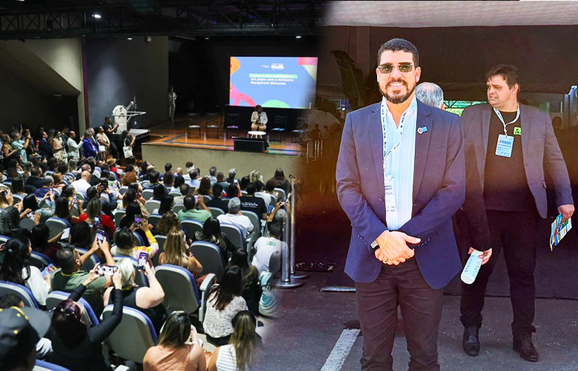 Prefeito Ricardo Flauzino participa de encontro nacional de prefeitos em Brasília