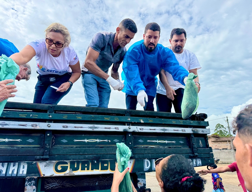 Prefeitura de Itabela realiza entrega de 6 toneladas de peixes e beneficia famílias na Semana Santa