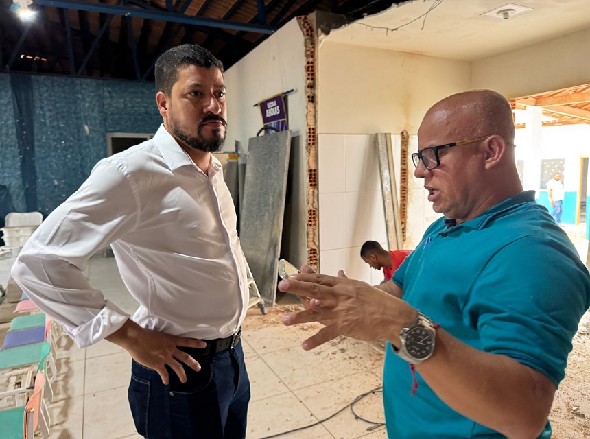 Prefeito Ricardo Flauzino acompanha reformas em escolas para início do ano letivo de 2026