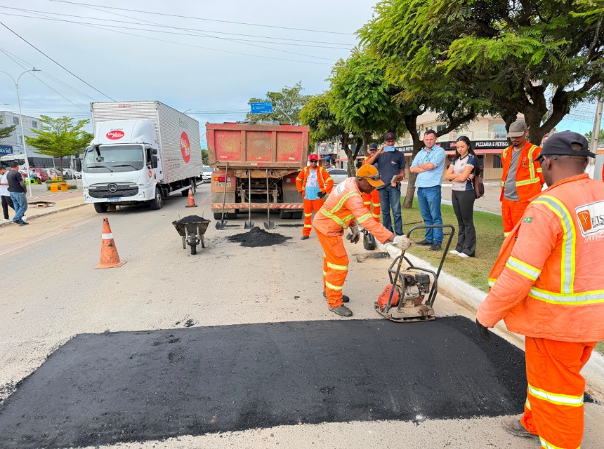 BA-283 recebe seis lombadas para reforçar a segurança no perímetro urbano de Itabela