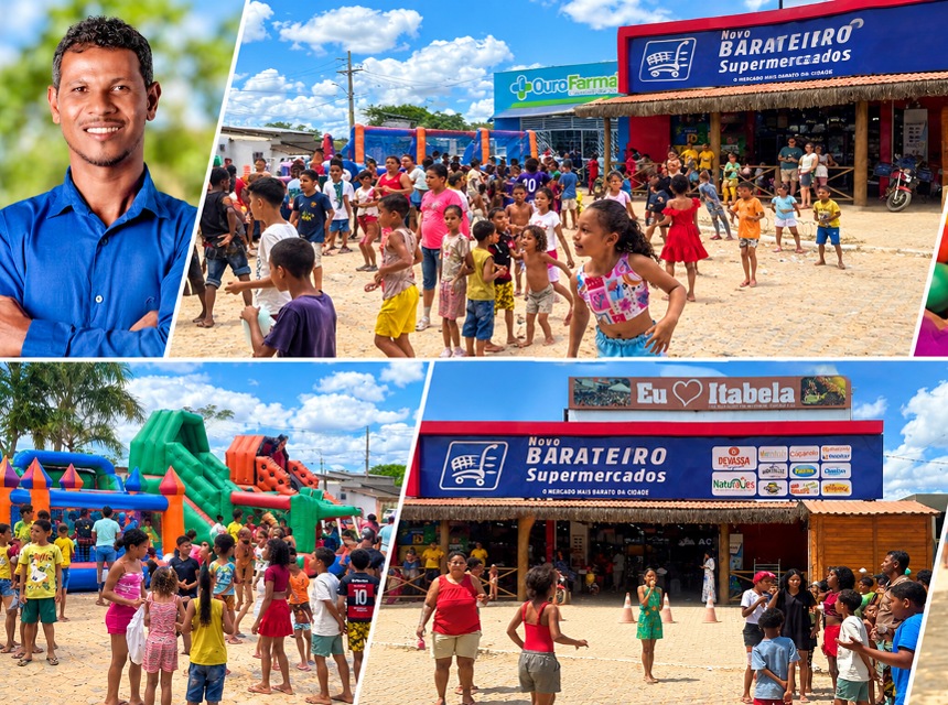 VEREADOR E LOCUTOR GERSON SILVA REALIZA, PELO SEGUNDO ANO CONSECUTIVO, A FESTA DO DIA DAS CRIANÇAS EM ITABELA