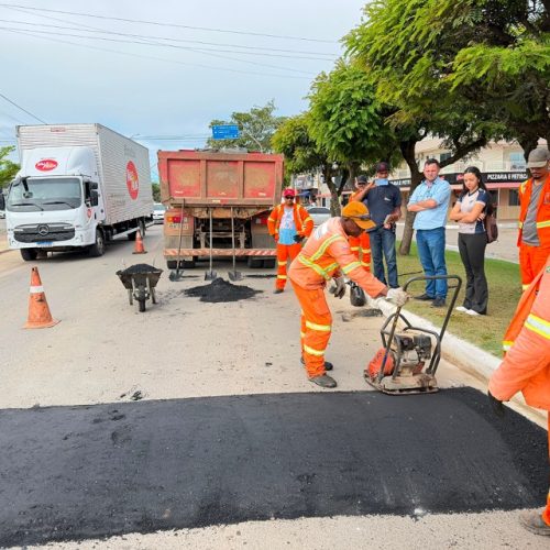 BA-283 recebe seis lombadas para reforçar a segurança no perímetro urbano de Itabela